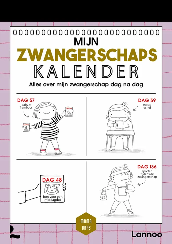 Mama Baas – Mijn zwangerschapskalender (scheurkalender) Direct Beschikbaar