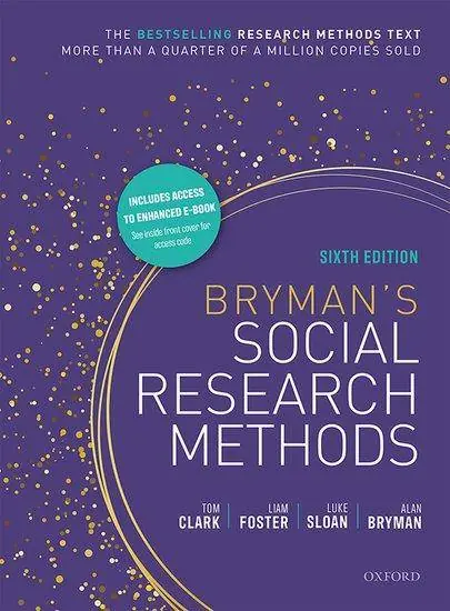 Alleen Vandaag Bryman's Social Research Methods / 6th Edition