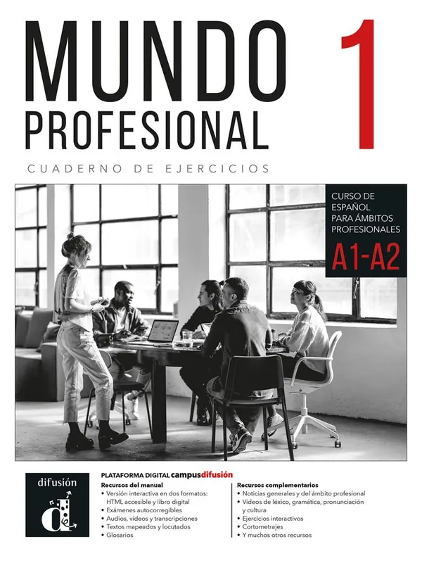 Bestel Nu Mundo profesional 1 (A1-A2) – Cuaderno de ejercicios