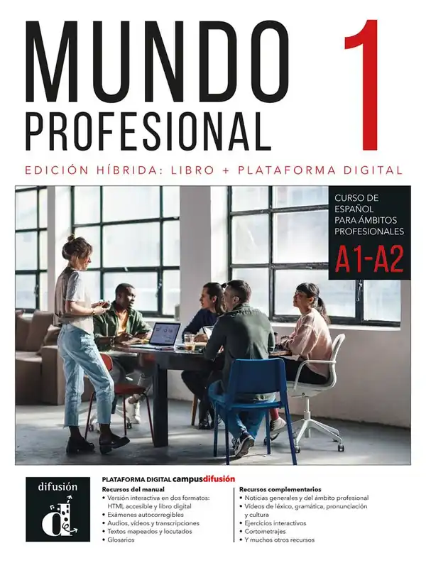 Mundo profesional 1 (A1-A2) – Edición híbrida para estudiantes Speciale Aanbieding