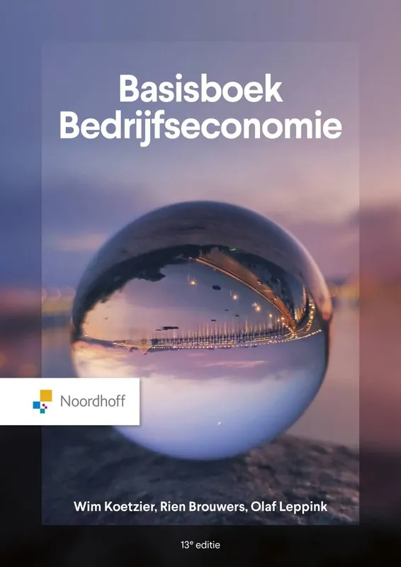 Basisboek Bedrijfseconomie / Druk 13 Tijdelijk Beschikbaar