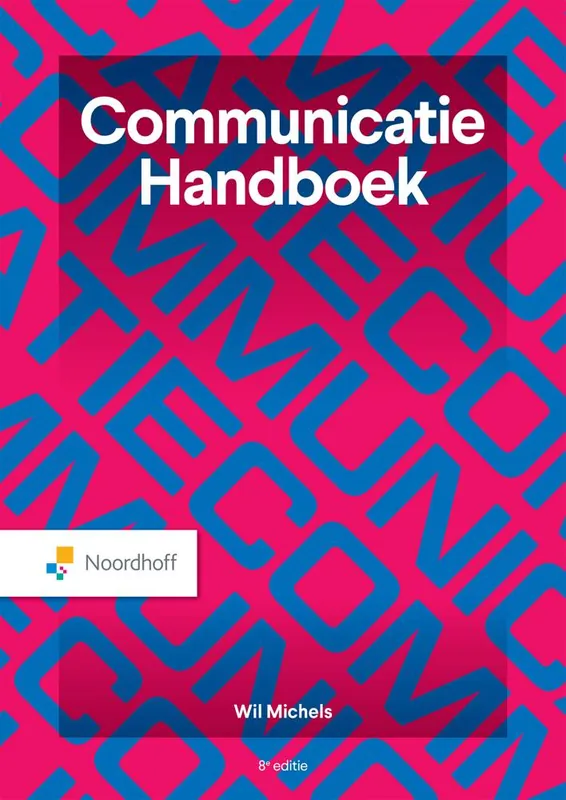 Communicatie handboek / Druk 8 Lage Kosten