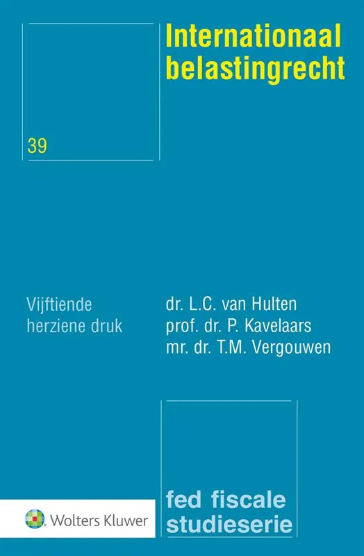 Internationaal belastingrecht / Druk 15 Direct Beschikbaar