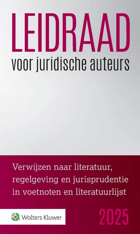 Leidraad voor juridische auteurs / Druk 11 Bestseller