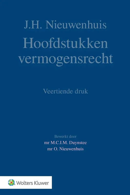 Flitsaanbieding Hoofdstukken vermogensrecht / Druk 14