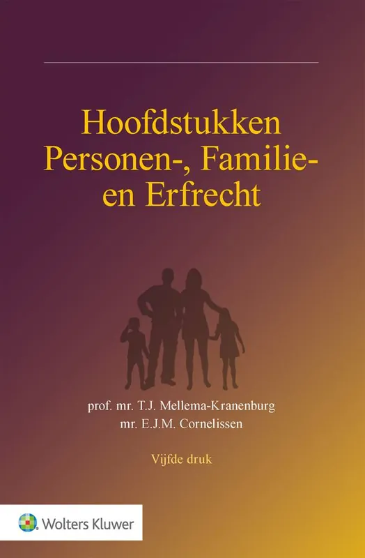 Gratis Retour Hoofdstukken personen-, familie- en erfrecht / Druk 5