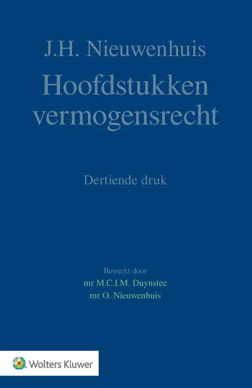 Hoofdstukken vermogensrecht / Druk 13 Voordeelprijs