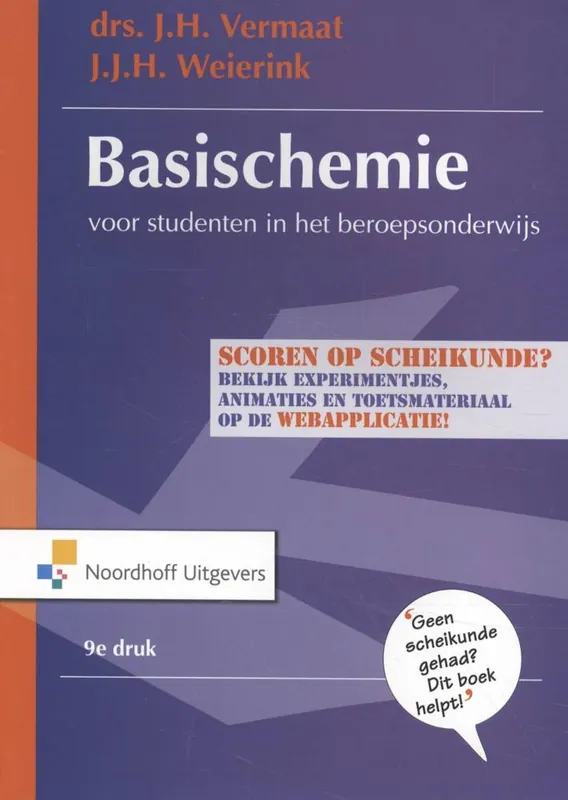 Basischemie voor studenten in het beroepsonderwijs / Druk 9 Weekendaanbieding