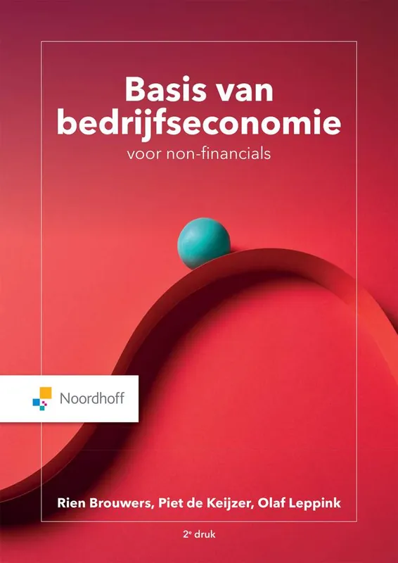 Rechtstreeks Van De Fabrikant Basis van bedrijfseconomie voor non-financials / Druk 2