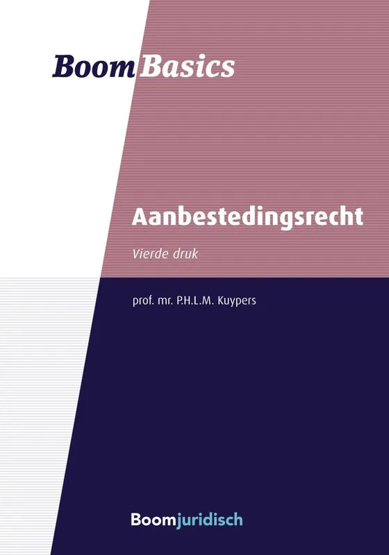 Boom Basics Aanbestedingsrecht / Druk 4 Favoriet