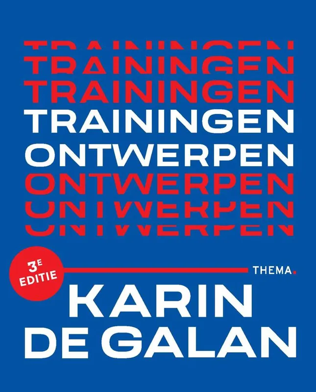 Trainingen ontwerpen / Druk 8 Lage Prijs