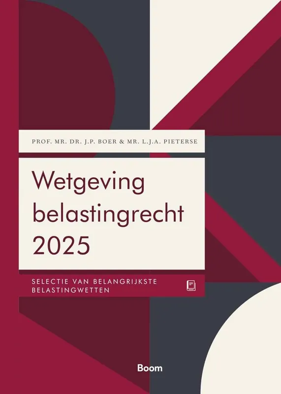 Wetgeving belastingrecht 2025 Aanbieding