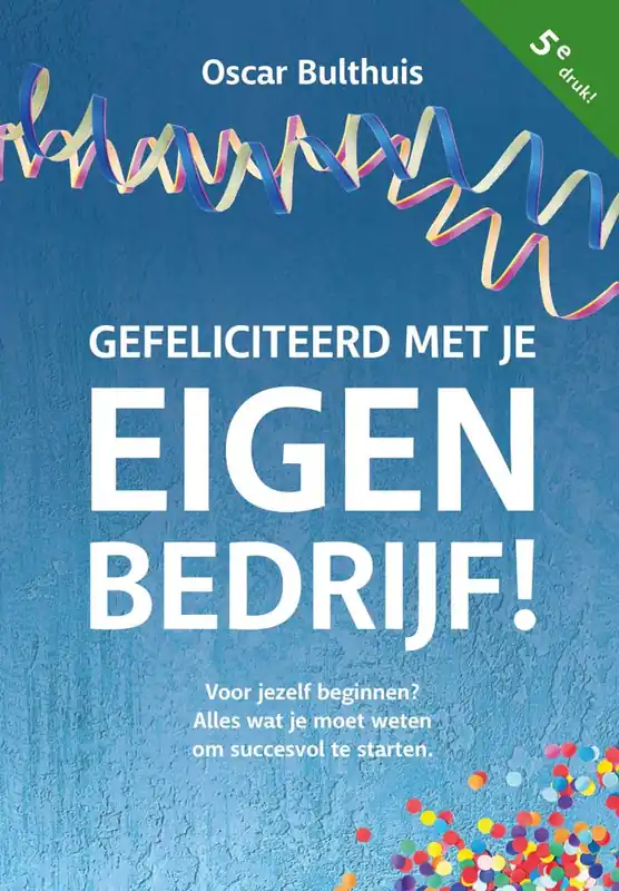 Merkproduct Gefeliciteerd met eigen bedrijf!