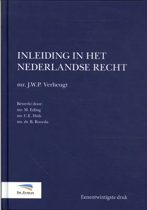 Merkproduct Inleiding in het Nederlandse recht / Druk 21