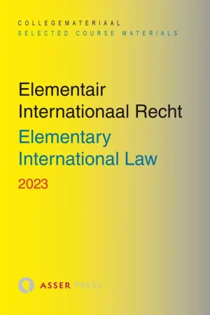 Aanbieding Elementair Internationaal Recht 2023 / Elementary International Law 2023