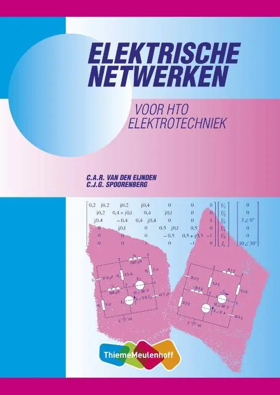 Bestel Nu Elektrische netwerken voor HTO Elektrotechniek / Druk 3