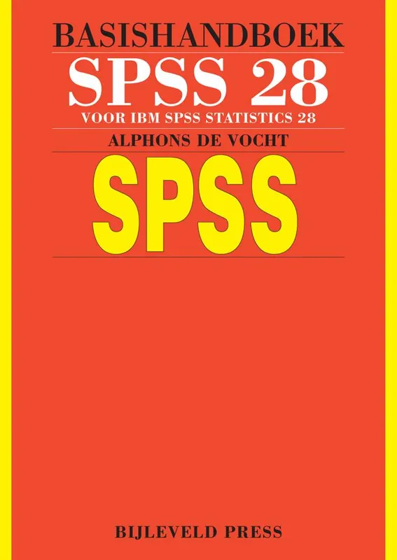 Nu Kopen Basishandboek SPSS 28