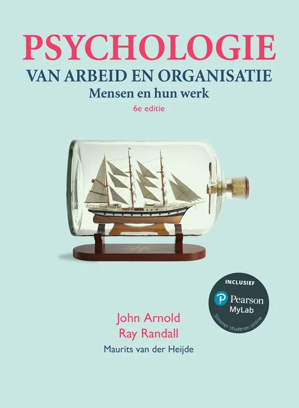Psychologie van arbeid en organisatie met MyLab / Druk 6 Koop Online