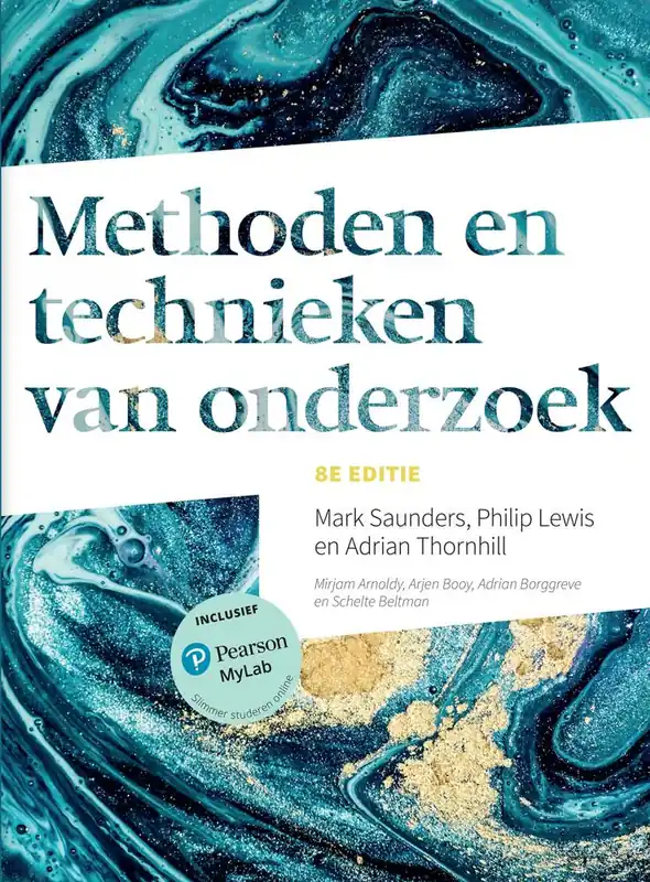 Methoden en technieken van onderzoek met MyLab / Druk 8 Betrouwbaar