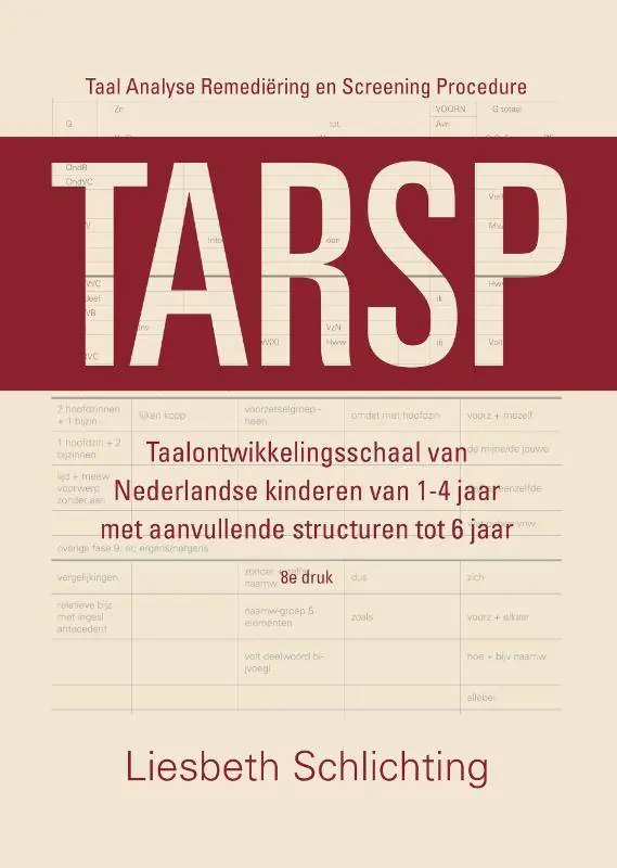 Korting TARSP - Taal Analyse Remediëring en Screening Procedure / Druk 8