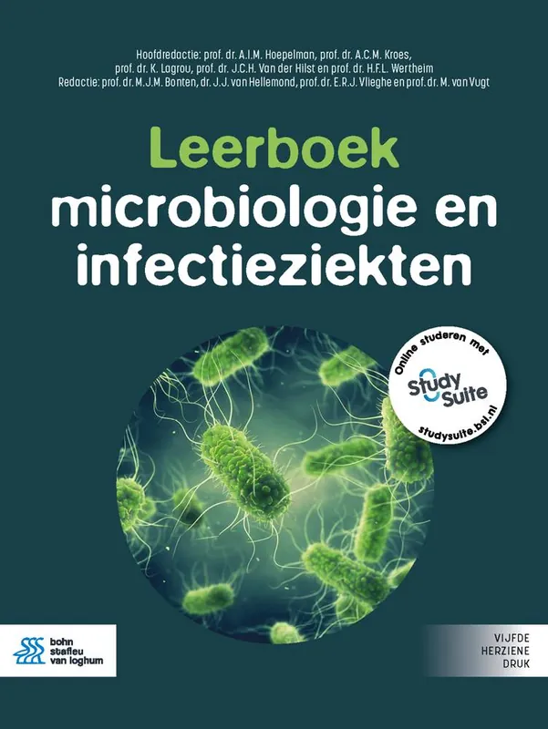 Tijdelijk Beschikbaar Leerboek microbiologie en infectieziekten / Druk 5