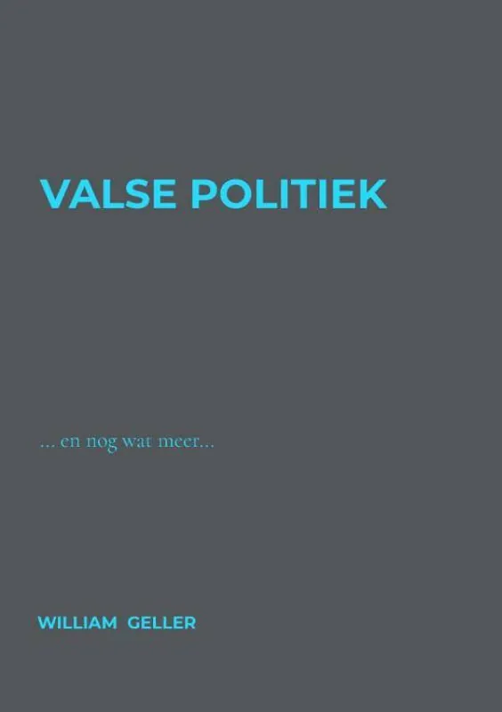 Laatste Kans Valse Politiek / Druk 1