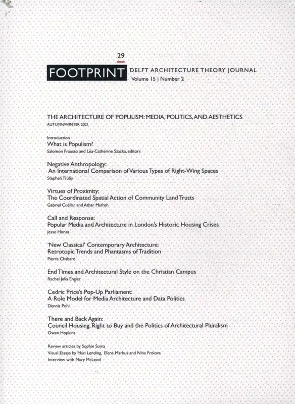Merkproduct The Architecture of Populism / 1st Edition