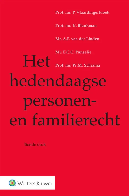 Direct Beschikbaar Het hedendaagse personen- en familierecht / Druk 10