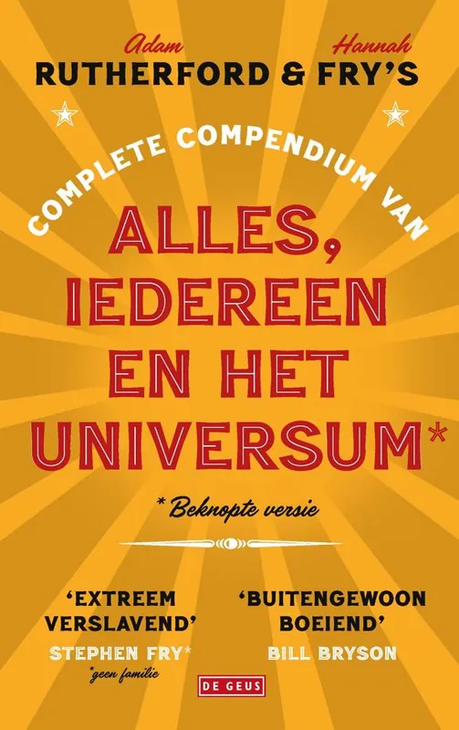 Actieprijs Complete compendium van alles, iedereen en het universum / Druk 1