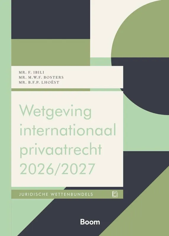 Op = Op Wetgeving internationaal privaatrecht 2026/2027 / Druk 1