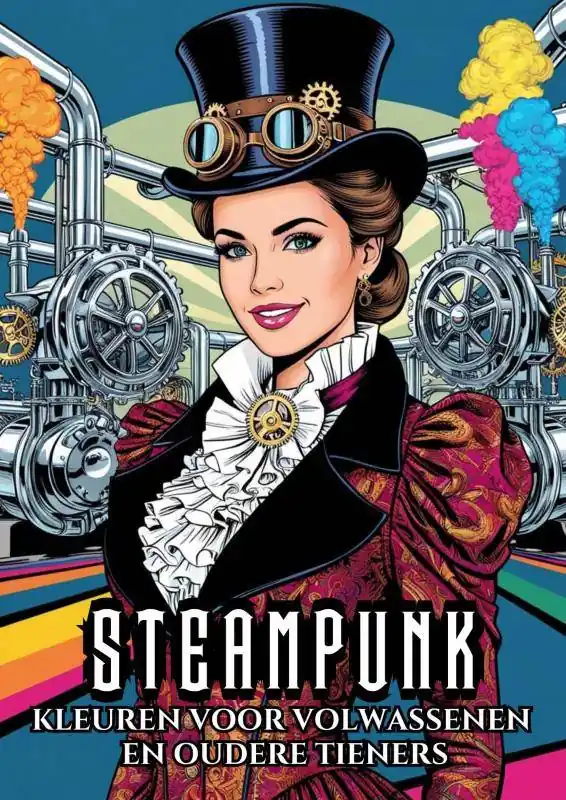 Kleuren voor Volwassenen en Oudere Tieners - Steampunk / Druk 1 Speciale Aanbieding