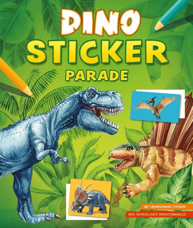 Dino Sticker Parade / Druk 1 Hete Deal