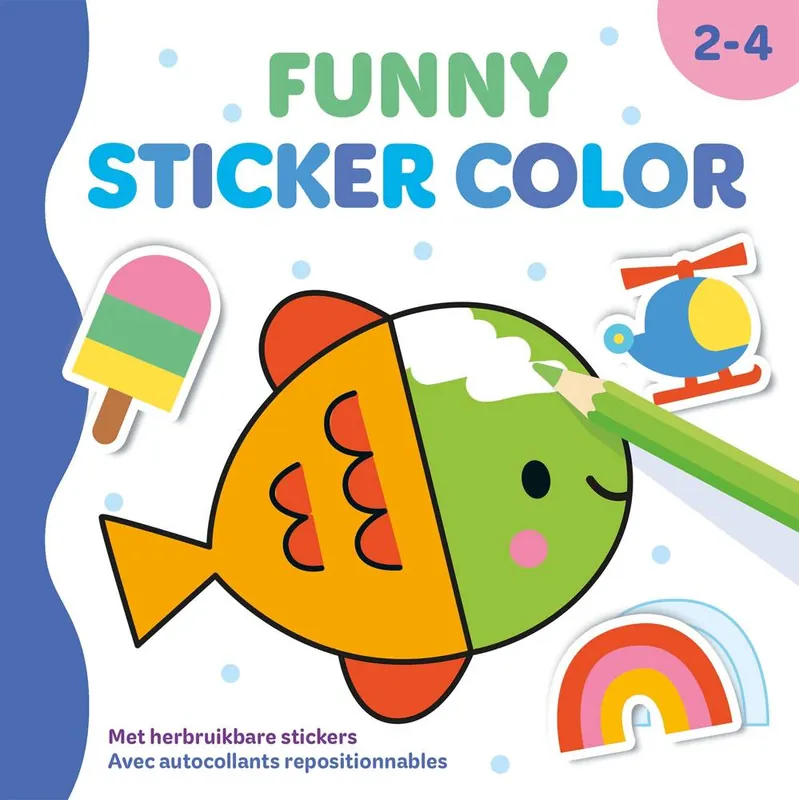 Funny Sticker Color (2-4 j.) / Funny Sticker Color (2-4a.) / Druk 1 Lage Prijs
