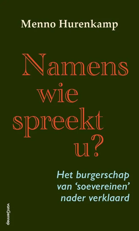 Namens wie spreekt u? / Druk 1 Gereduceerde Prijs