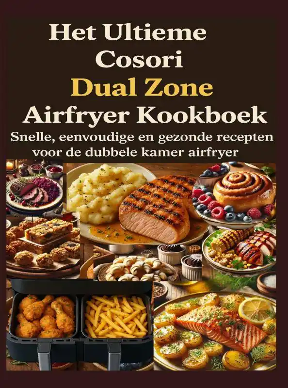 Beperkt Aanbod Het Ultieme Cosori Dual Zone Airfryer Kookboek / Druk 1