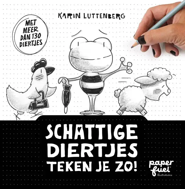 Schattige diertjes teken je zo! / Druk 1 Koop Online