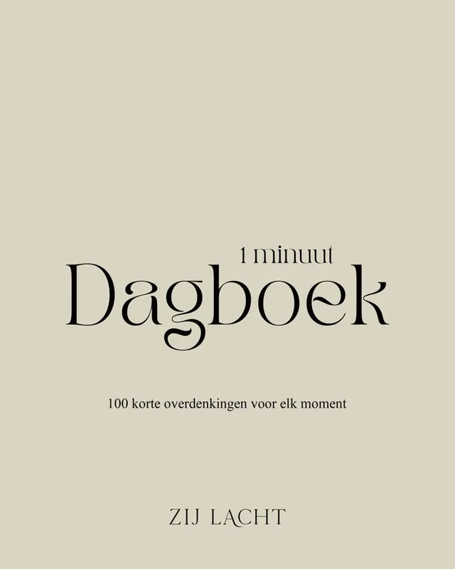1 minuut dagboek / Druk 4 Bestel Nu