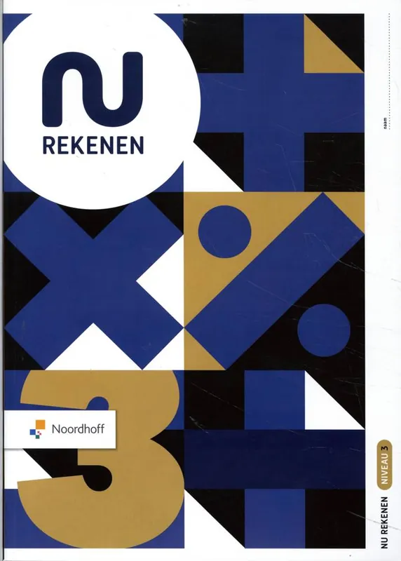 NU Rekenen niveau 3 mbo 2021 leerwerkboek / Druk 3 Fabrieksprijs