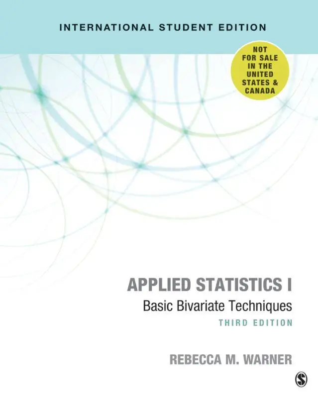 Flitsaanbieding Applied Statistics I - International Student Edition