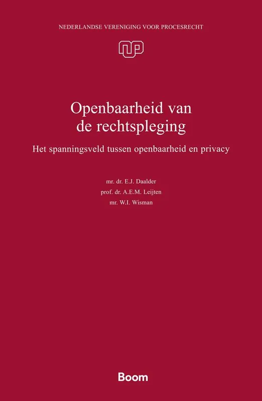 Openbaarheid van de rechtspleging / Druk 1 Koopje