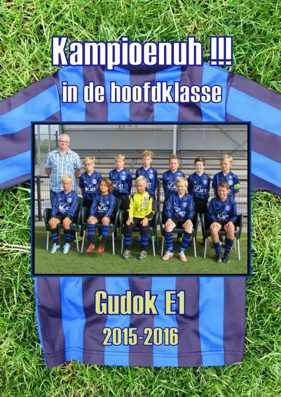 Gudok E1 2015-2016 Kampioenuh !!! in de hoofdklasse / Druk 1 Populair