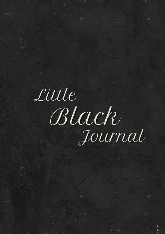 Little Black Journal - XL / 1st Edition Tijdelijk Beschikbaar