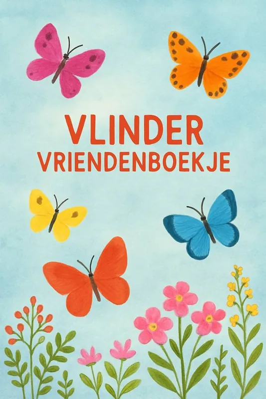 Uitverkoop Vlinder Vriendenboekje / Druk 1