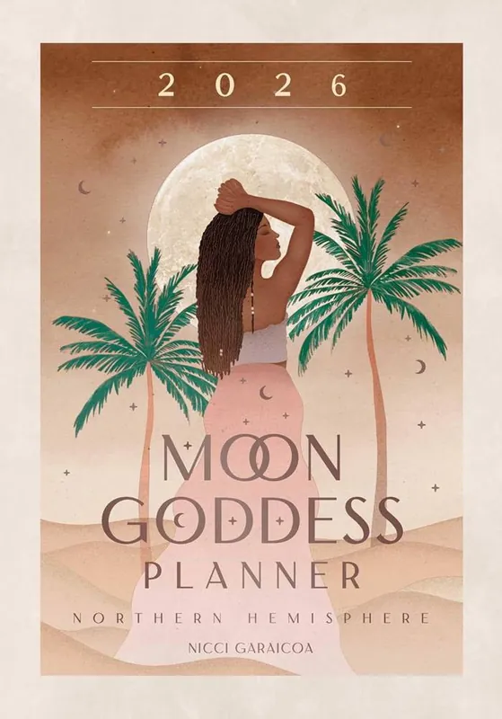 Hete Deal 2026 Moon Goddess Planner - Northern Hemisphere