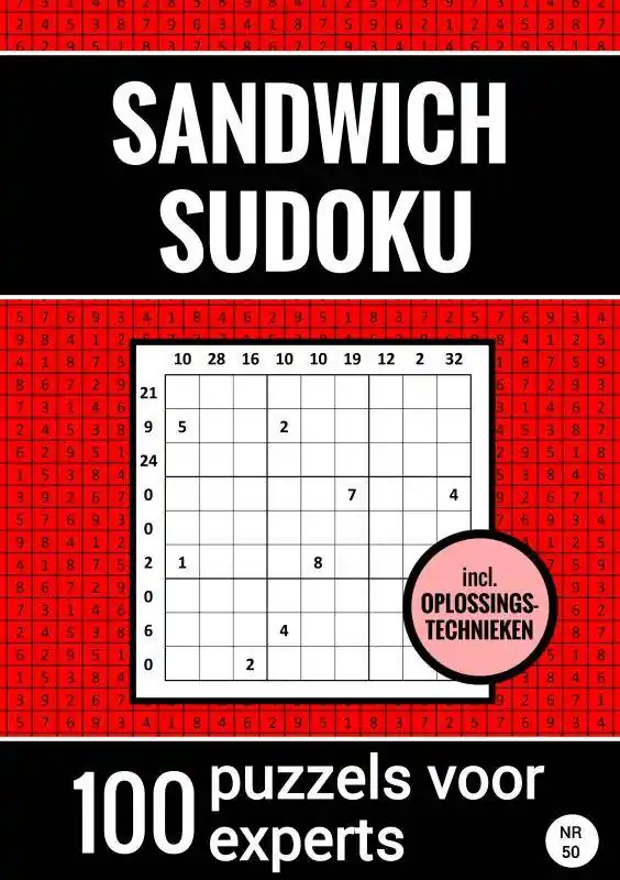 Koop Online Sandwich Sudoku - 100 Puzzels voor Experts - Inclusief Oplossingstechnieken - Nr. 50 / Druk 1