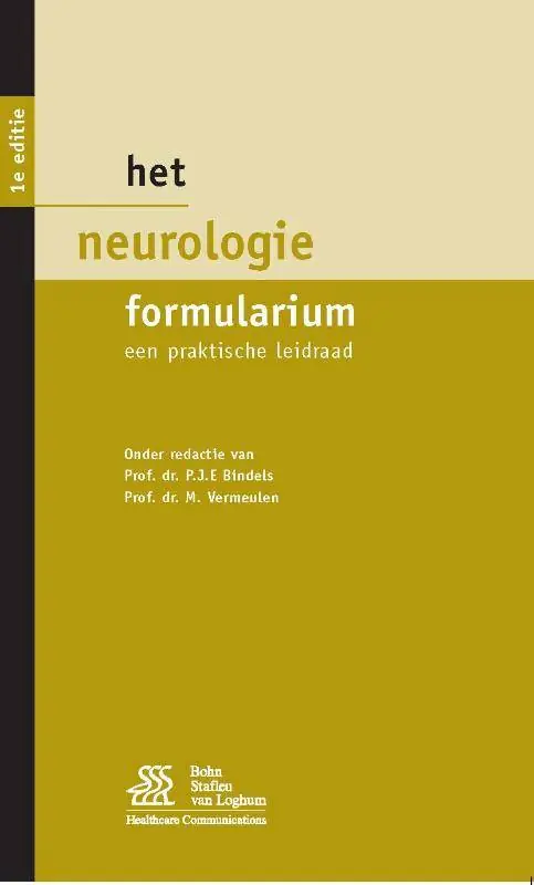 Fabrieksprijs Het Neurologie Formularium / Druk 1