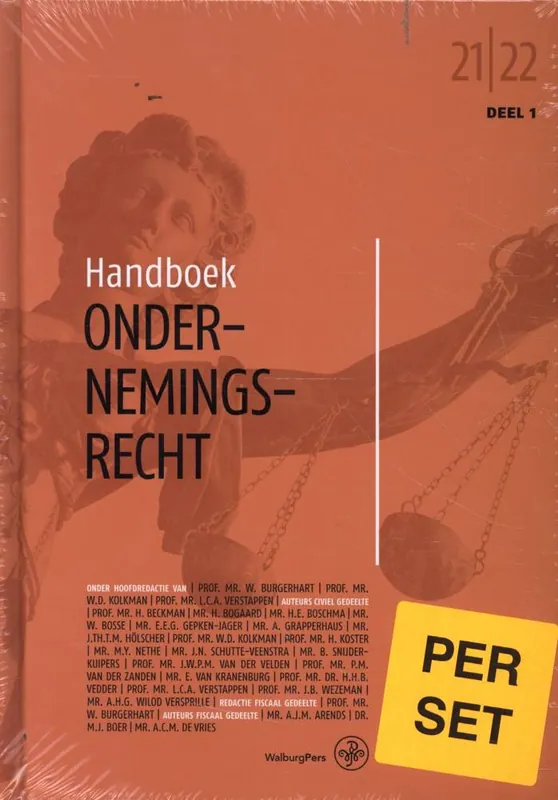 Handboek Ondernemingsrecht 2021-2022 (set) / Druk 9 Gecertificeerd