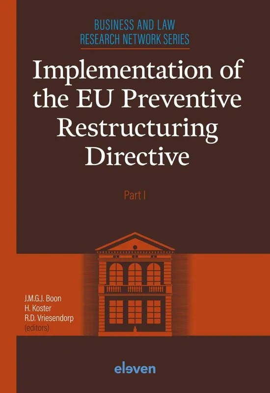 Implementation of the EU Preventive Restructuring Directive - Part 1 / 1st Edition Koop Vandaag