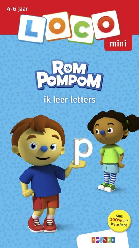 Weekendaanbieding Loco Mini Rompompom ik leer letters / Druk 1