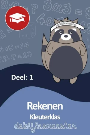 'De Bijlesmeester Kleuterklas Rekenen - Deel 1 Oefenboek / Druk 1 Populair